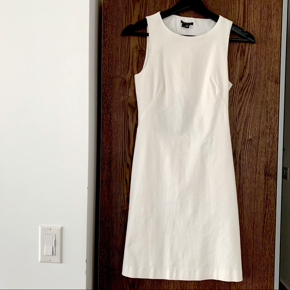 Theory white dress